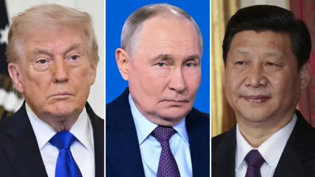 Tre liderët e fuqive më të mëdha globale në një samit  Kremlini  Takimi Trump Putin Xi në Kinë është i mundur të ndodhë