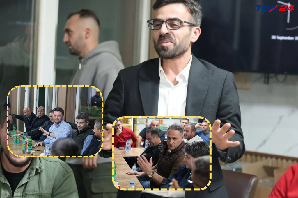Elezi  Elmazi dhe Ramadani së bashku me Jakup Huseinin në Meletinë 