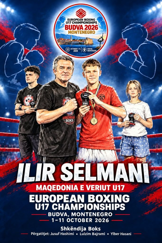 Shkëndija Boks përgatitet për kampionatin evropian u17  Ilir Selmani pjesë e kombëtares 