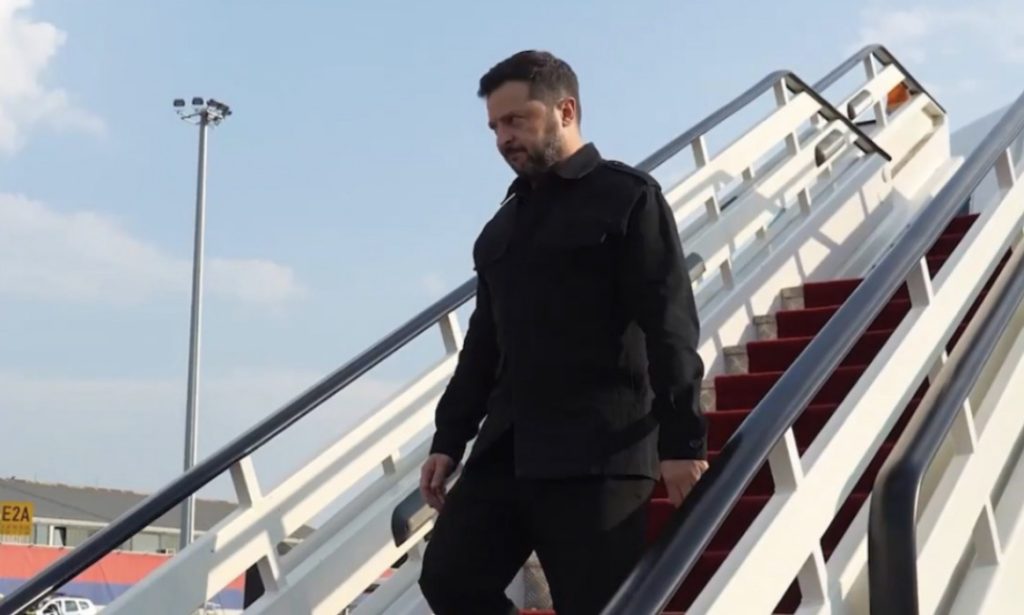 Dron pranë avionit të Zelenskyt  kryeministri norvegjez  Pothuajse u godit