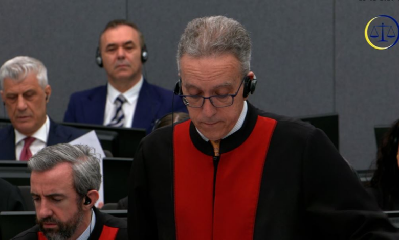  Thaçi është i pafajshëm  kjo është pikënisja juaj   deklarata e fuqishme e Mishetiqit në Hagë