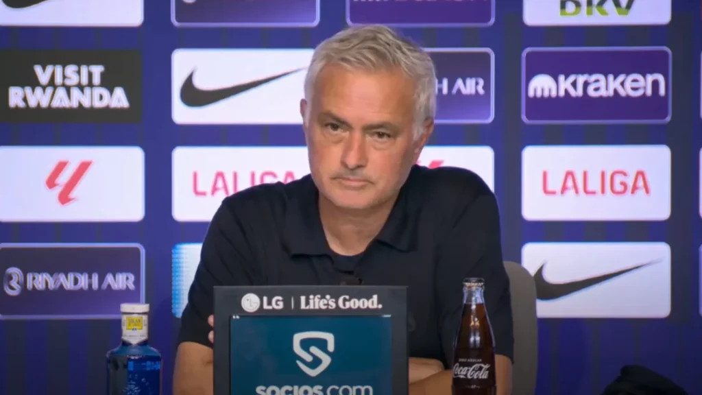 Real Madrid  Mourinho i tërbuar me arbitrin  Një mediokër pa eksperiencë  nuk e mbajti presionin