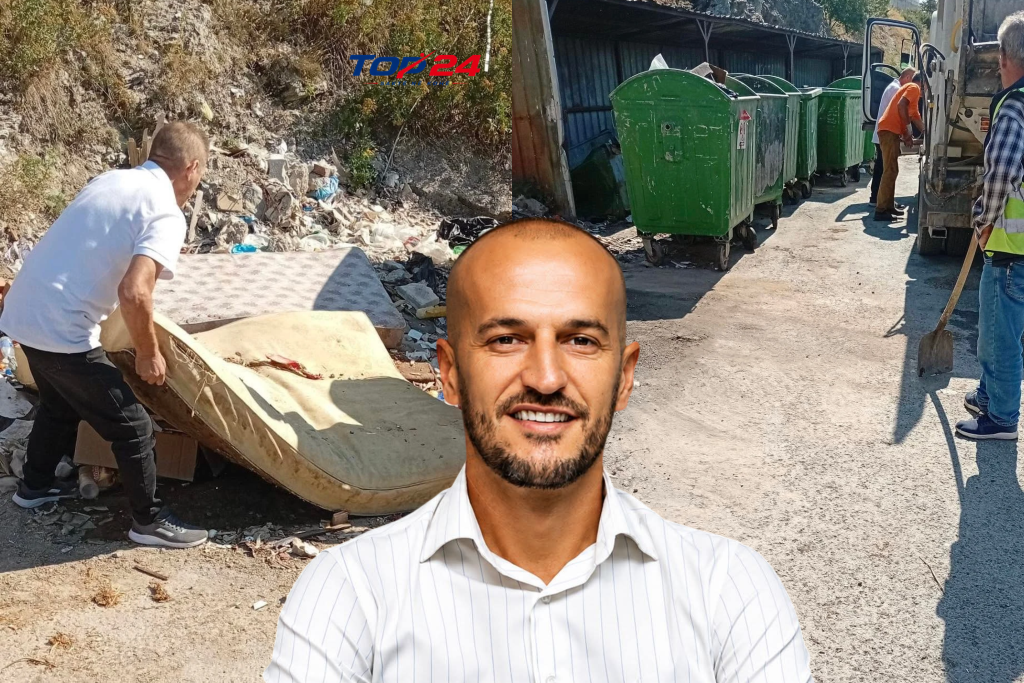 Samet Bislimi  NPK Tetova largoi mbetejet inerte përreth kontenjerëve në Kodrën e Diellit