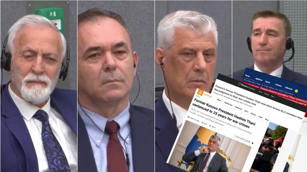 Foto  Nga Guardian te Reuters dhe Al Jazeera  çfarë shkruajnë mediat ndërkombëtare për vendimin e Gjykatës së Hagës për liderët e UÇK së