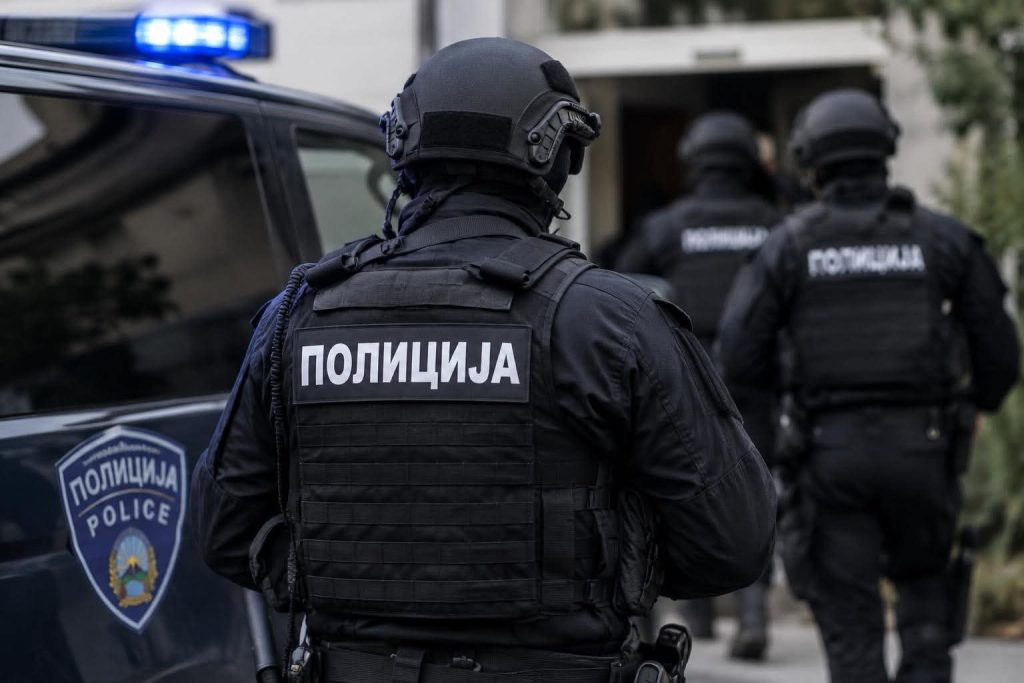 6 të arrestuar në Shkup  dyshohen për terrorizëm   dyshohet se u gjetën snajperë dhe flamuj të ISIS it