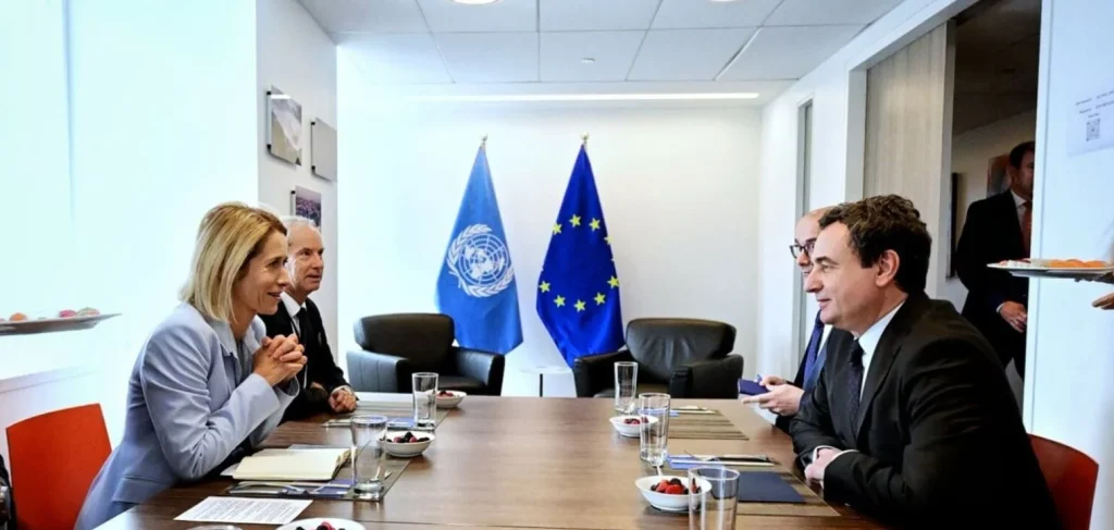Kaja Kallas takon Kurtin dhe Vuçiçin në Nju Jork  kërkon përparim në dialogun Kosovë Serbi
