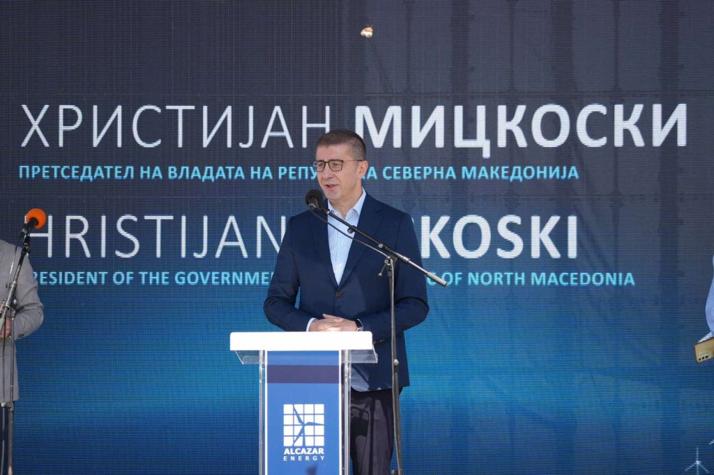 Mickoski  Investimi 500 milionë euro i  Alcazar  hap një kapitull të ri energjetik për Maqedoninë