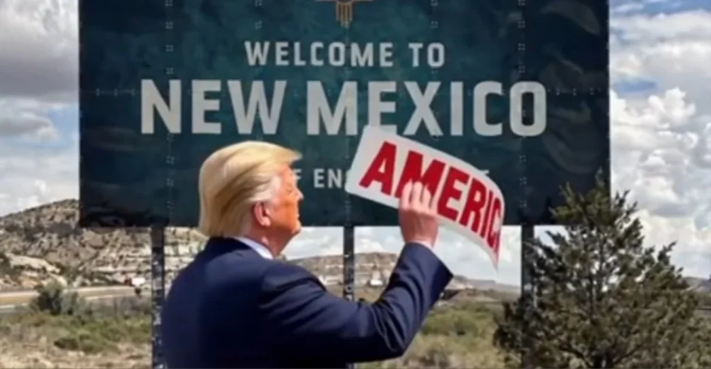 Trump  riemërton  Nju Meksikon në  Amerika e Re   34 postime rreth Iranit  ekonomisë dhe  AfD së
