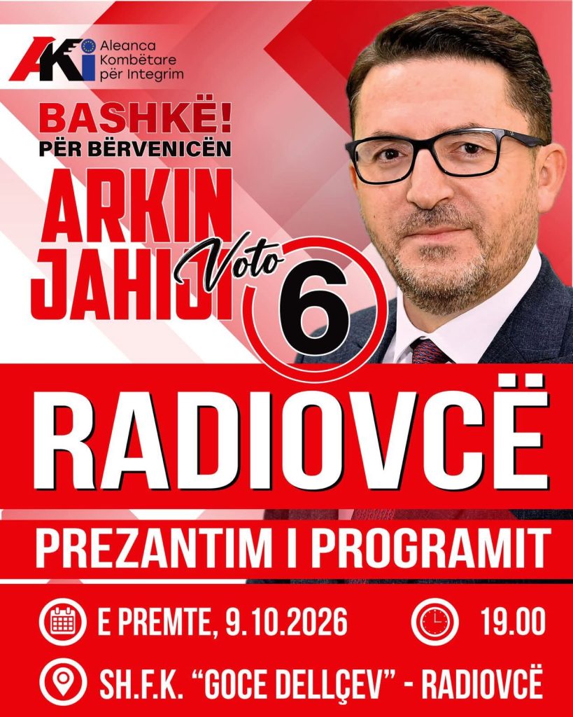 Arkin Jahiji sonte takon banorët e Radiovcës 