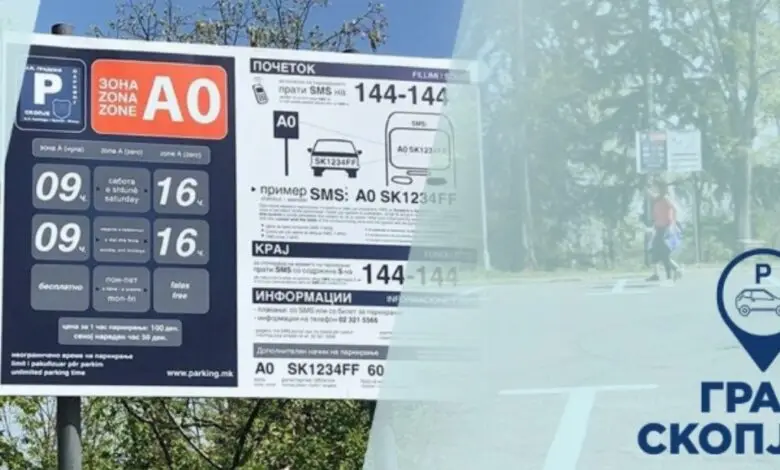 Ndryshon orari i parkimit zonal në Shkup