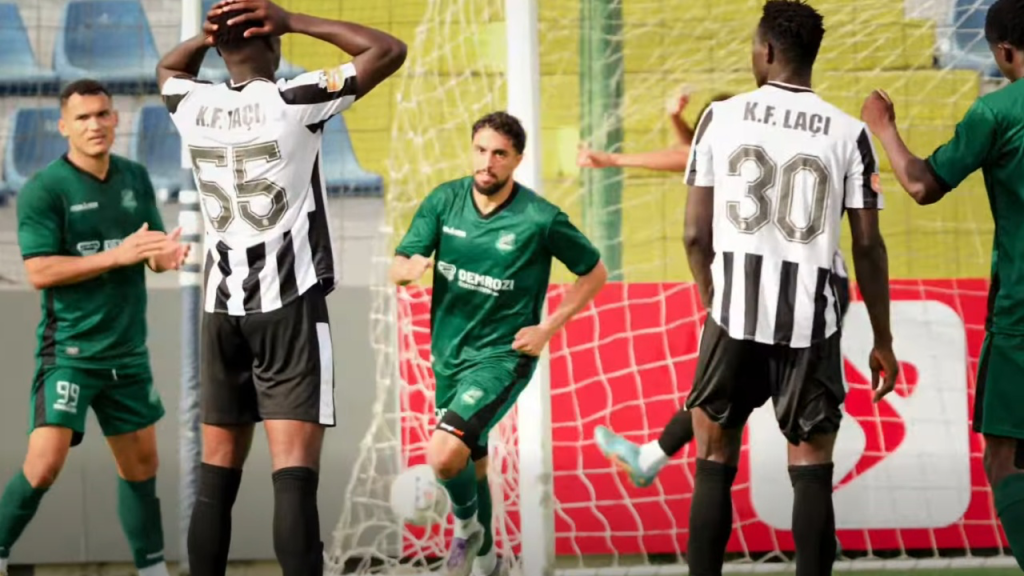 Egnatia fiton në transfertën delikate ndaj Laçit  kampionët triumfojnë me dy gola në fund