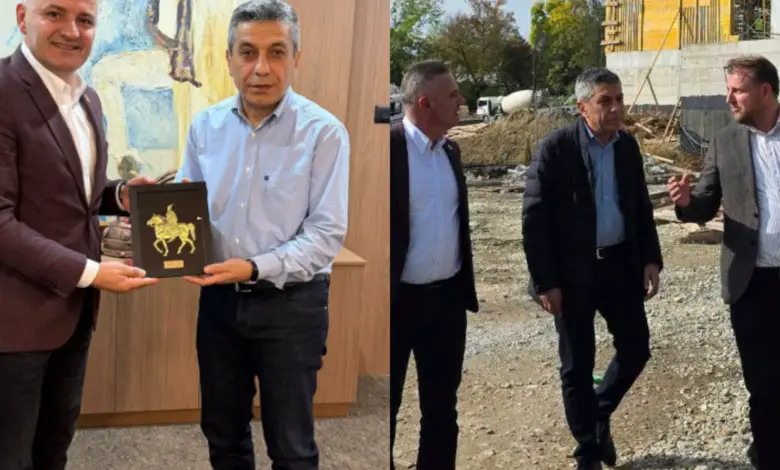 Izet Mexhiti pret Bekim Jasharin në Çair  vizitojnë kampusin e ri të Universitetit  Nënë Tereza 