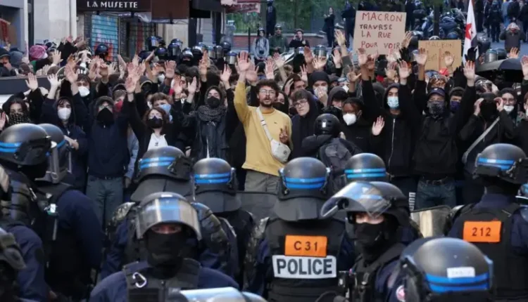 Dhjetëra të arrestuar në Paris  protestat përhapen në gjithë Francën