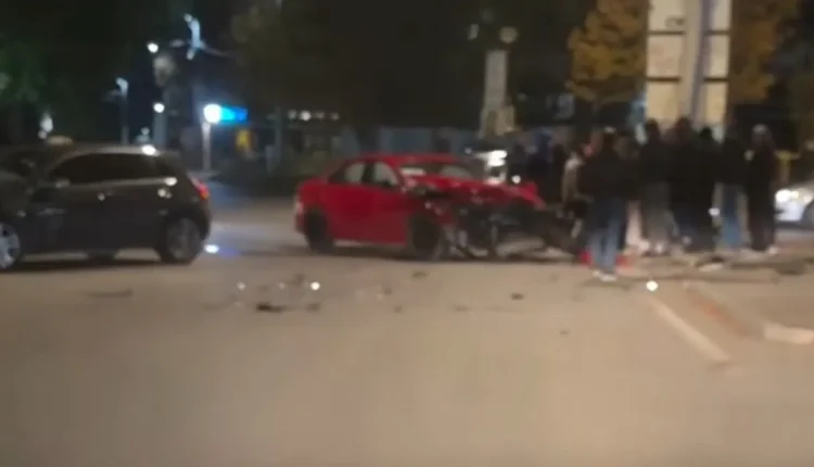 Aksident në Çair të Shkupit  përplasen dy automjete