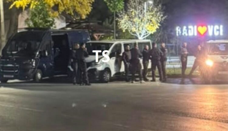 Forca të shumta policore në Radiovcë  FOTO 