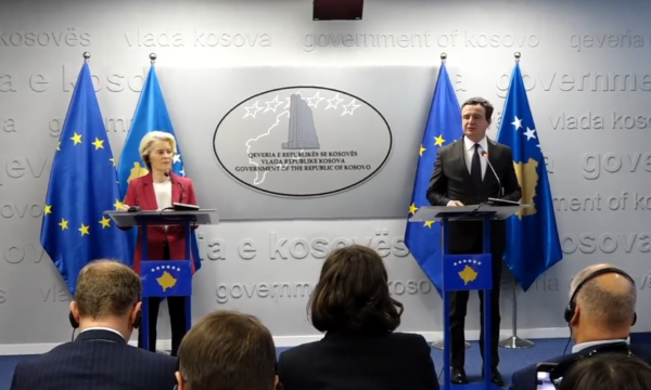 Kurti pas takimit me Von der Leyen  Kosova një prej vendeve më të sigurta në Europë  qytetarët s frikësohen të ecin vetëm natën