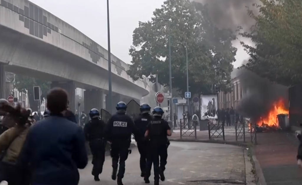 Macron  Protestat e studentëve po shfrytëzohen politikisht dhe po shndërrohen në dhunë