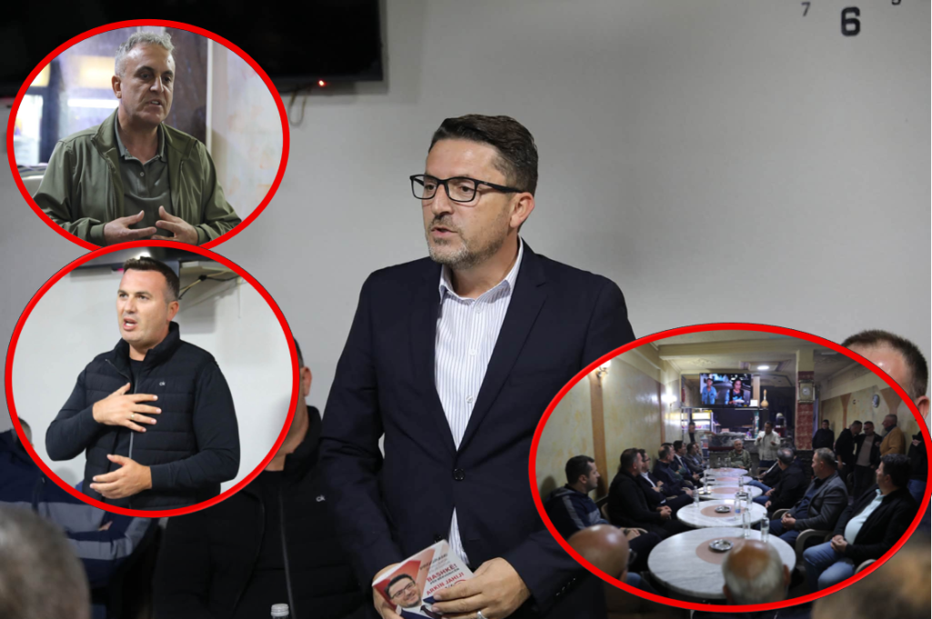 Arbër Ademi  Bajram Rexhepi dhe Faton Ahmeit krahas Arkin Jahijit në Tenovë 