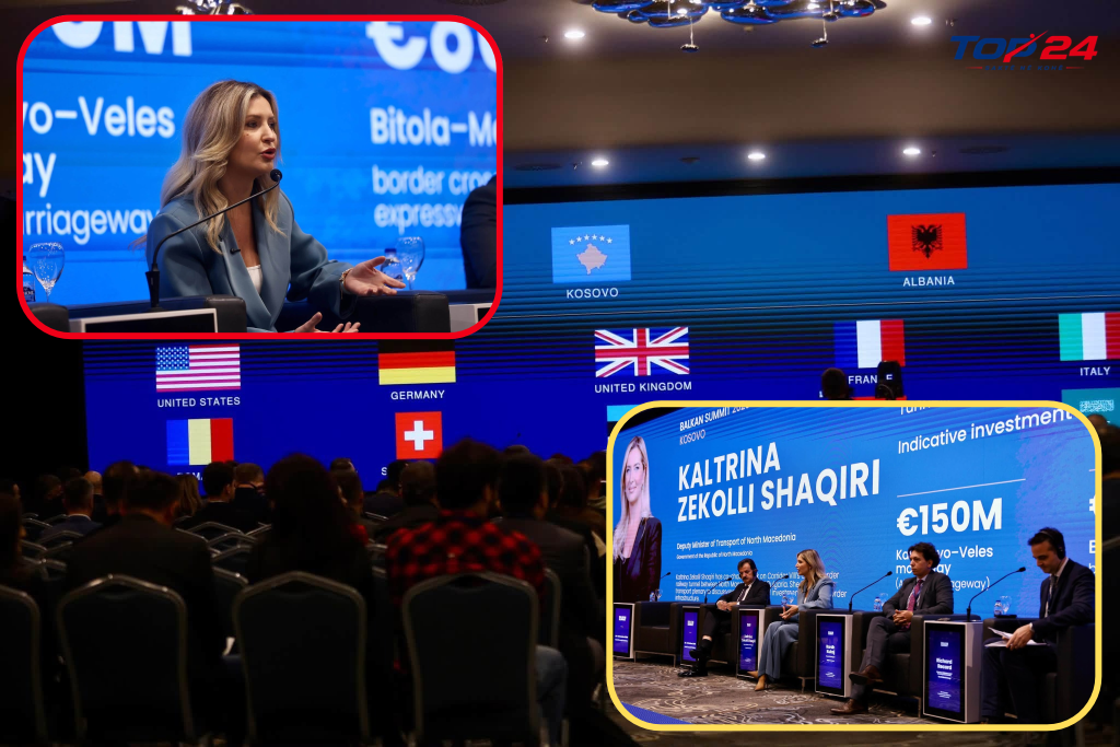 Zekolli Shaqiri në  Ballkan Summit 2026  prezanton projektet më të rëndësishëme infrastrukturore në fushën e transportit