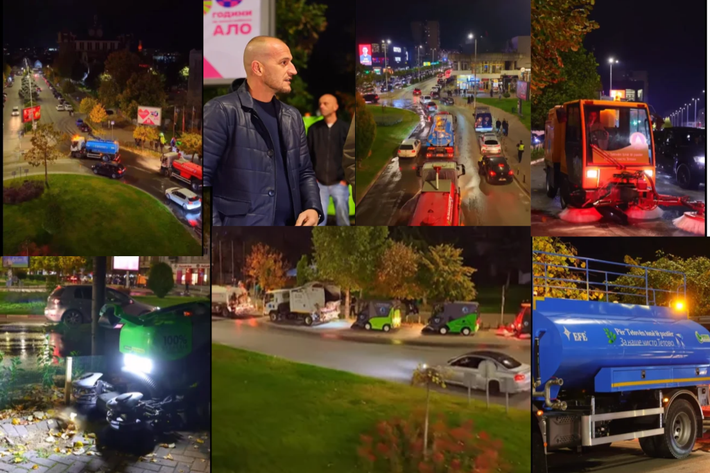 Samet Bislimi nga NPK Tetova  prezanton flotën e re të kësaj ndërmarrje   pastërtinë ua kemi borxh qytetarëve 