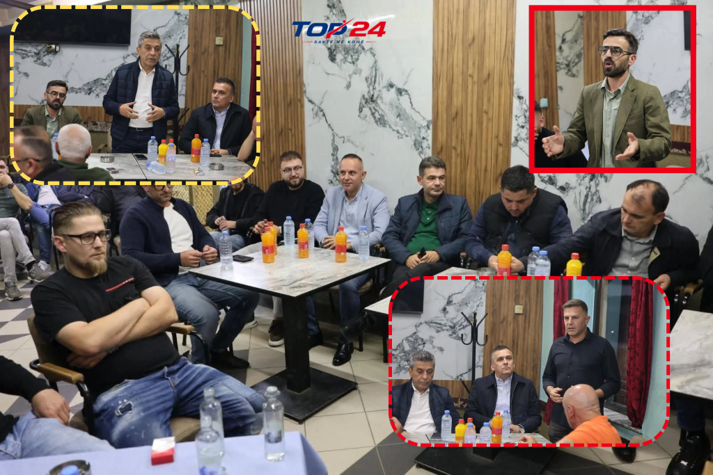 Izet Mexhiti nuk i ndaher Bërvenicës  së bashku me Muhamed Hoxhen dhe Admir Shabanin takim me banorët e Çellopekut