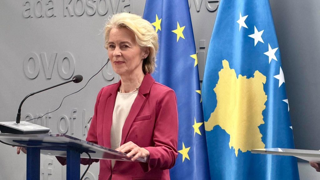  Rezistenca e Kosovës nuk ka qenë në gjykim    Këto janë mesazhet që dha dje Von der Leyen gjatë vizitës në Kosovë