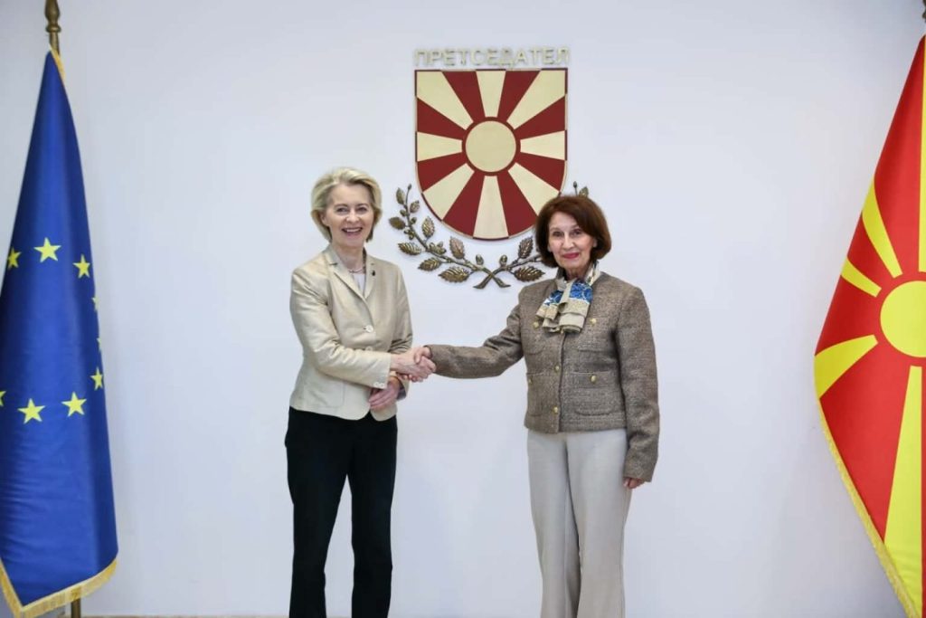 Ursula von der Leyen sot në Shkup  vendoset regjim i veçantë i trafikut