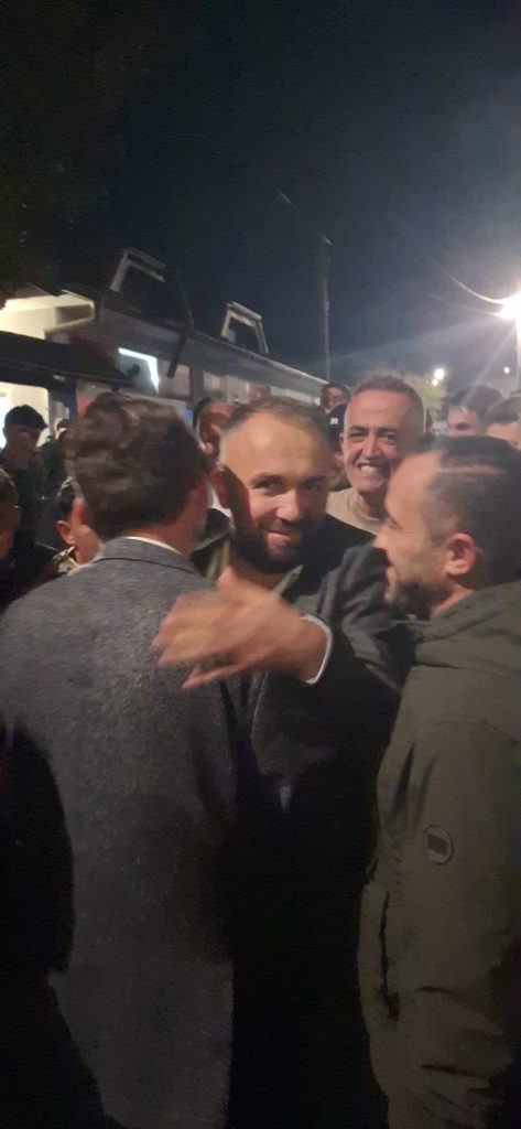 Haqim Ramadani përqafon Arkin Jahijin  Urime vëlla  bashkë për Bërvenicën 