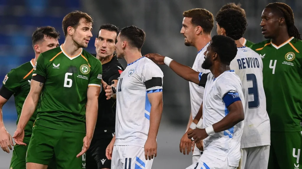 Nations League  UEFA hap hetime për ndeshjen Irlandë Izrael për një sherr në tunel