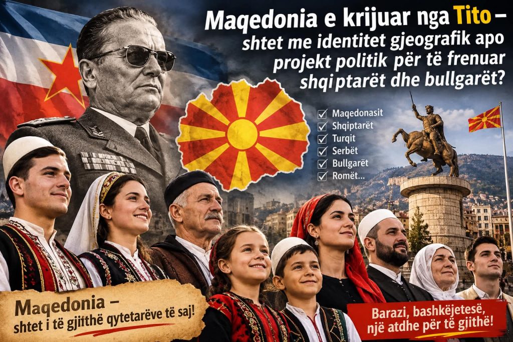 Tomahawk  Maqedonia e krijuar nga Tito   shtet me identitet gjeografik apo projekt politik për të frenuar shqiptarët dhe bullgarët 