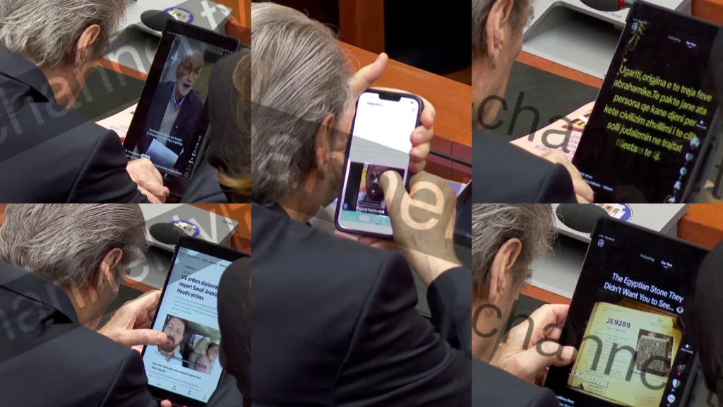 Nga teoritë konspirative në TikTok te dhunimi i Ramës në 97 ën  çfarë shikonte Berisha në iPad gjatë kaosit në Kuvend 